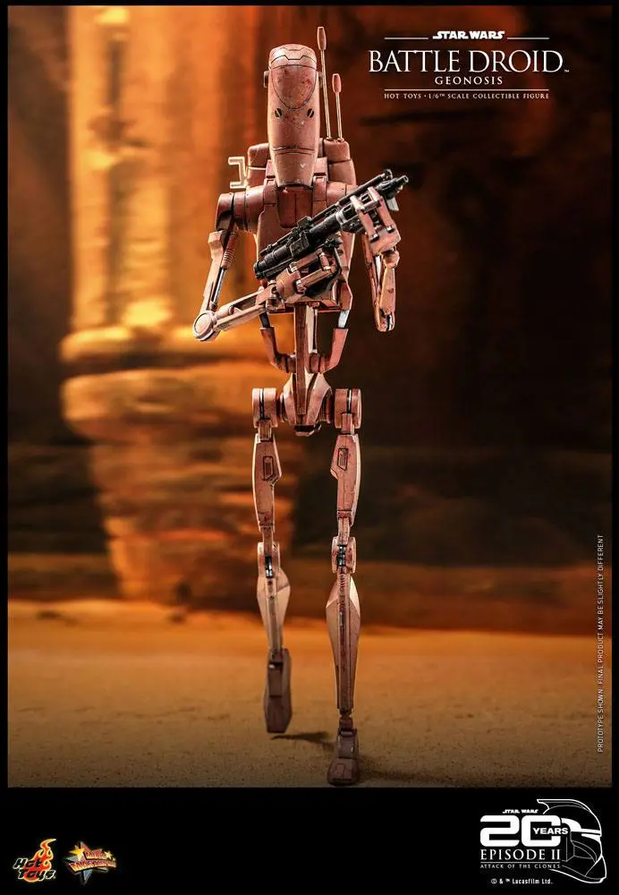 Star Wars: Episode II Action Figur 1/6 Battle Droid (Geonosis) 31 cm Produktfoto