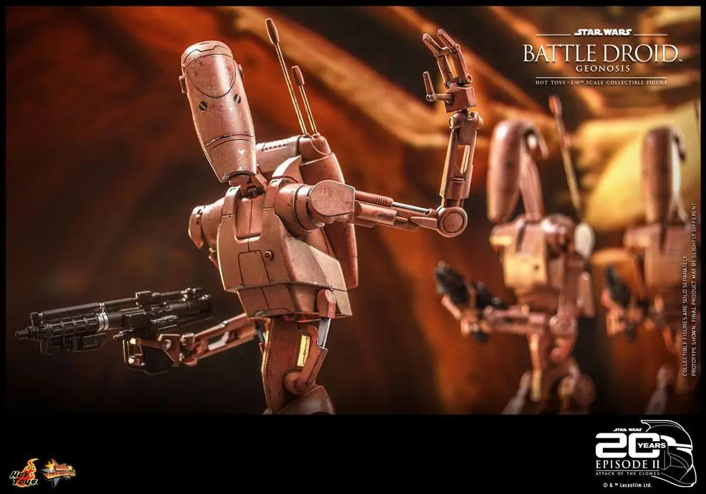 Star Wars: Episode II Action Figur 1/6 Battle Droid (Geonosis) 31 cm Produktfoto