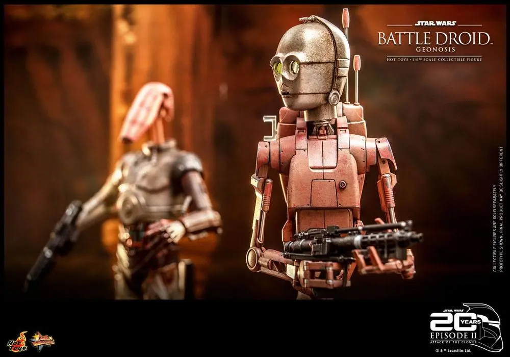 Star Wars: Episode II Action Figur 1/6 Battle Droid (Geonosis) 31 cm Produktfoto