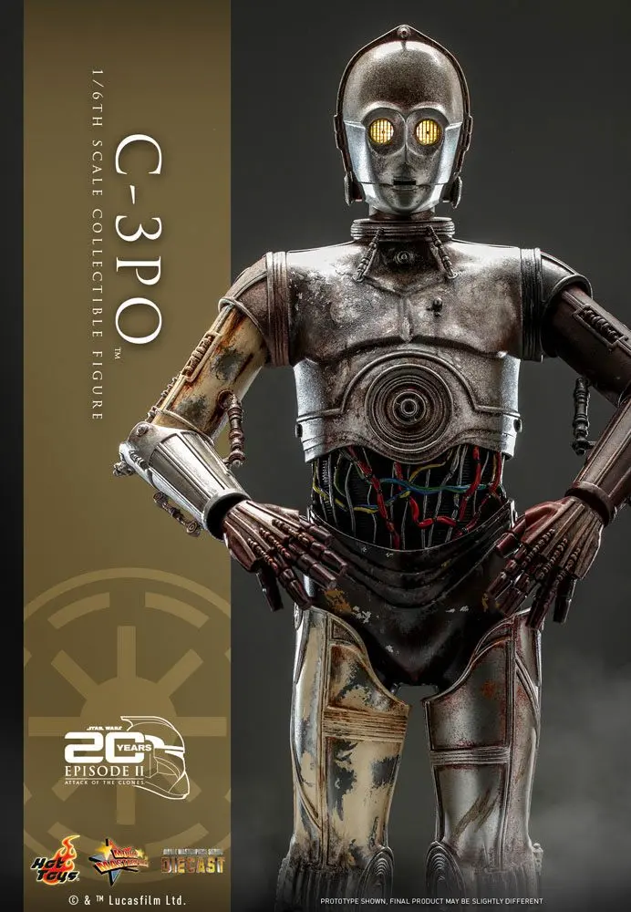 Star Wars: Episode II Actionfigur 1/6 C-3PO 29 cm Produktfoto