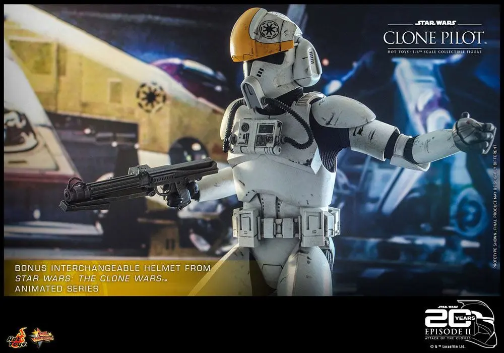 Star Wars: Episode II Actionfigur 1/6 Clone Pilot 30 cm Produktfoto
