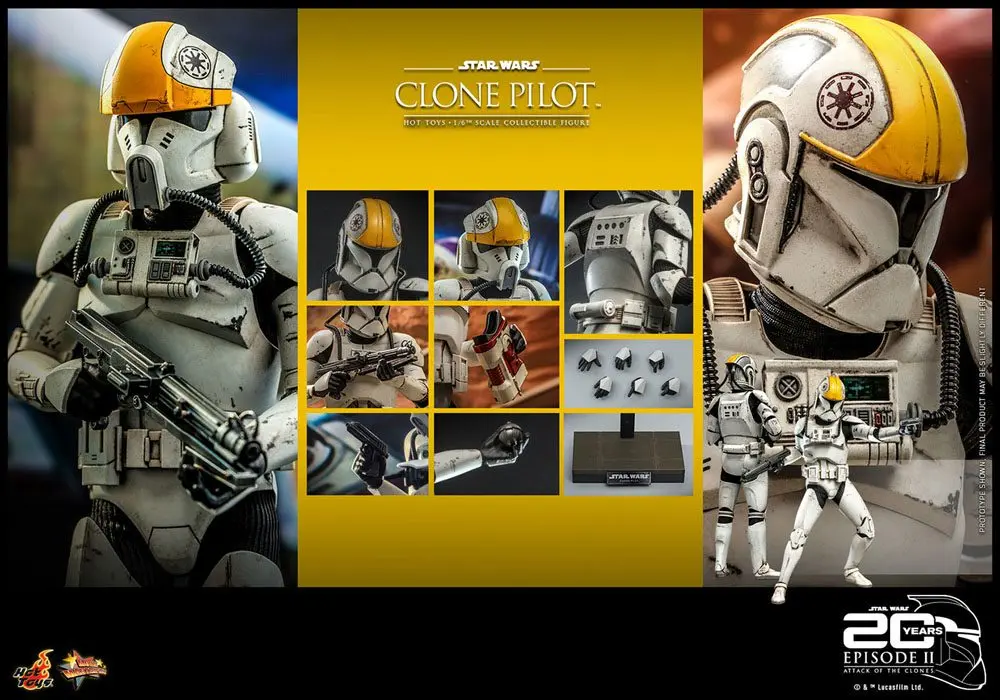 Star Wars: Episode II Actionfigur 1/6 Clone Pilot 30 cm Produktfoto