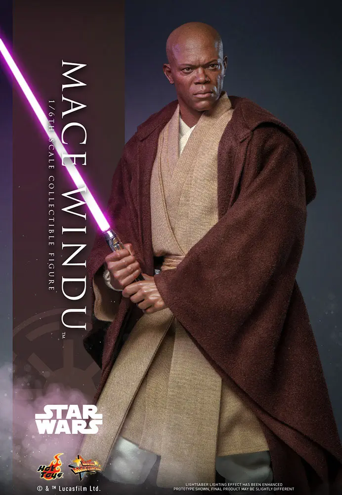 Star Wars: Episode II Actionfigur 1/6 Mace Windu 32 cm Produktfoto