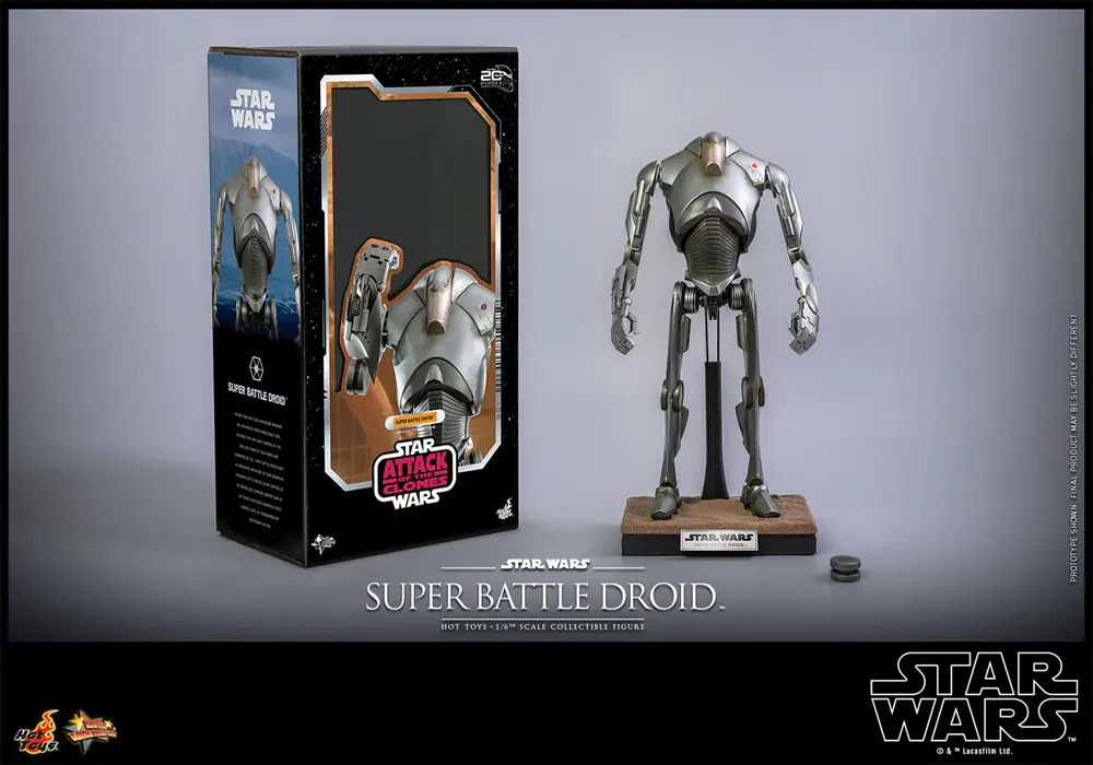 Star Wars: Episode II Actionfigur 1/6 Super Battle Droid 32 cm Produktfoto