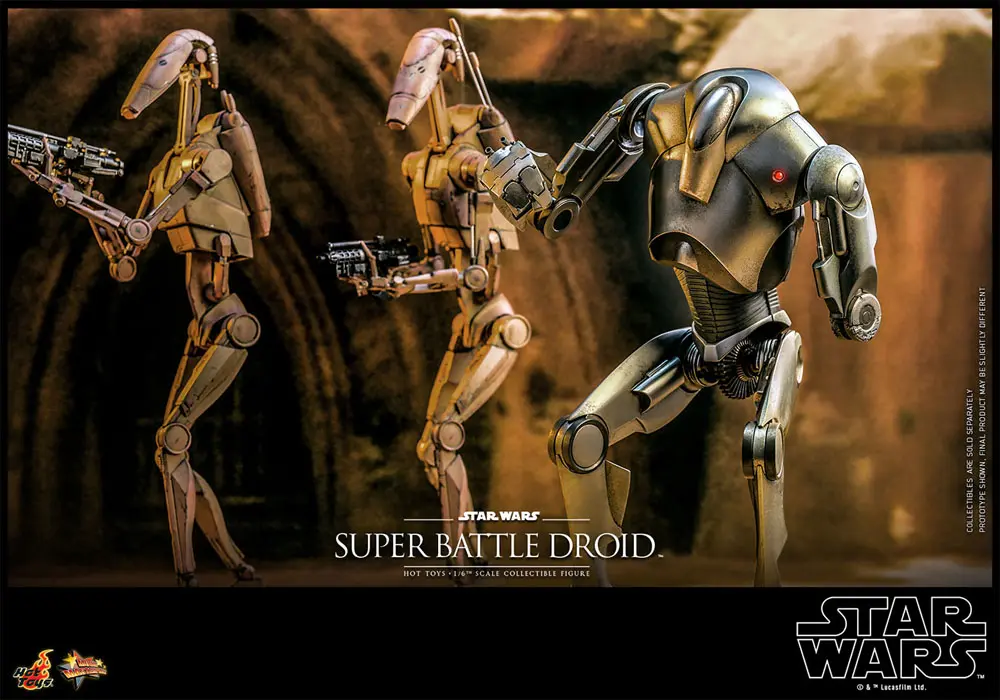 Star Wars: Episode II Actionfigur 1/6 Super Battle Droid 32 cm Produktfoto