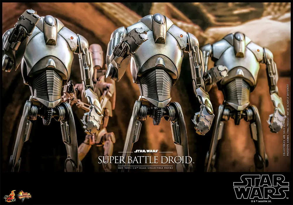 Star Wars: Episode II Actionfigur 1/6 Super Battle Droid 32 cm Produktfoto
