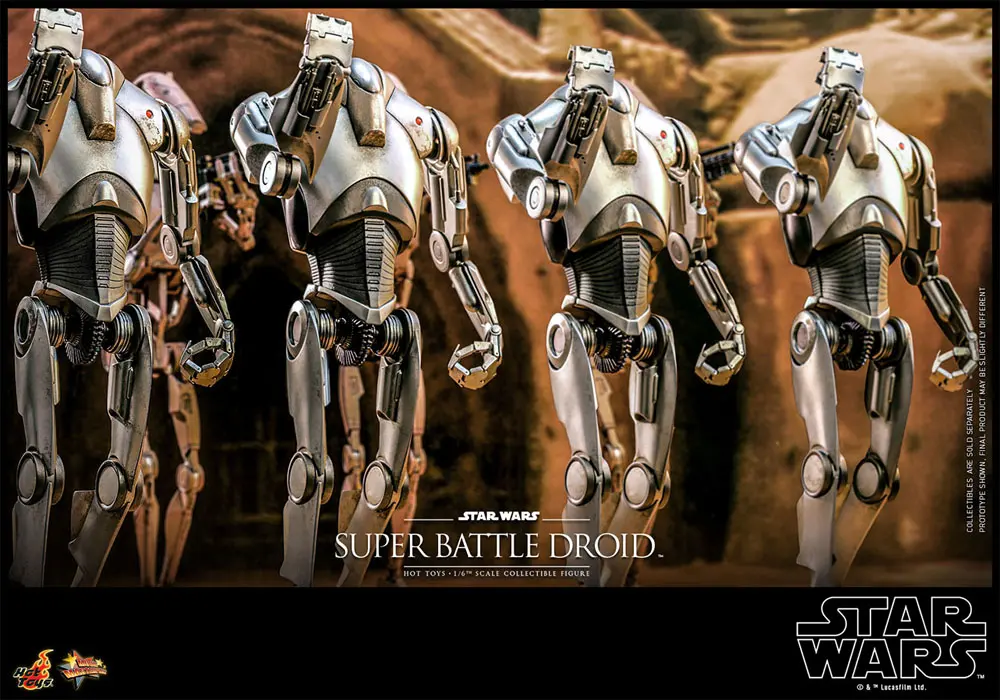 Star Wars: Episode II Actionfigur 1/6 Super Battle Droid 32 cm Produktfoto