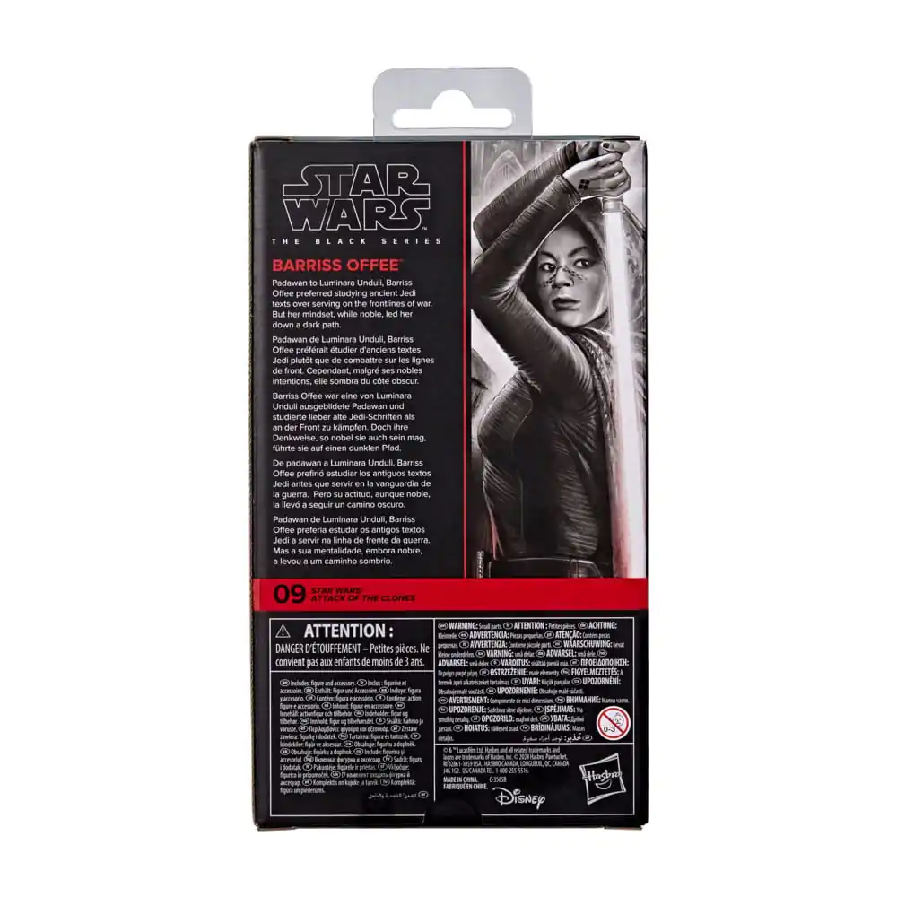 Star Wars Episode II Black Series Actionfigur Barriss Offee 15 cm Produktfoto