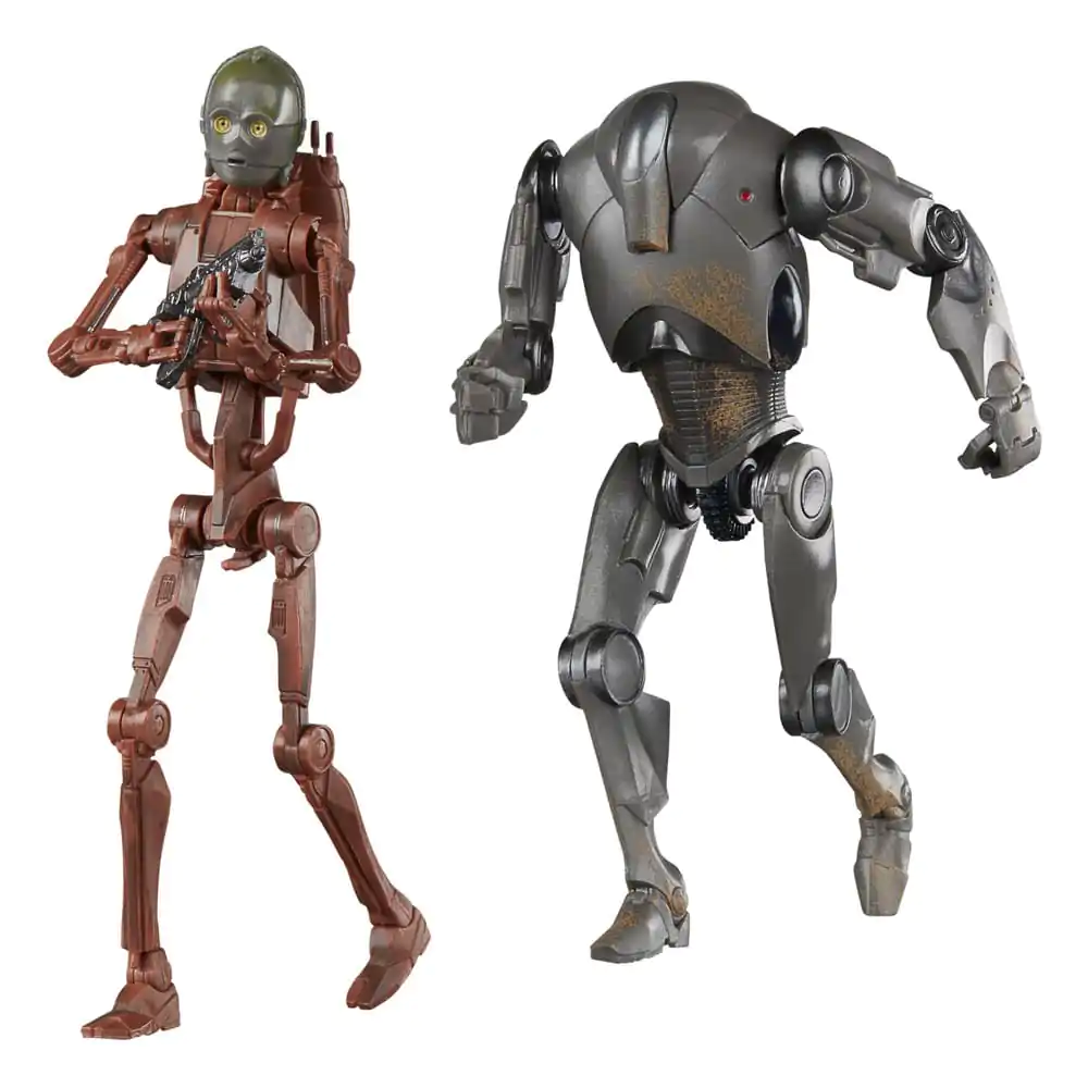 Star Wars Episode II Black Series Action Figur 2er-Pack C-3PO (B1 Battle Droid Body) & Super Battle Droid 15 cm Produktfoto