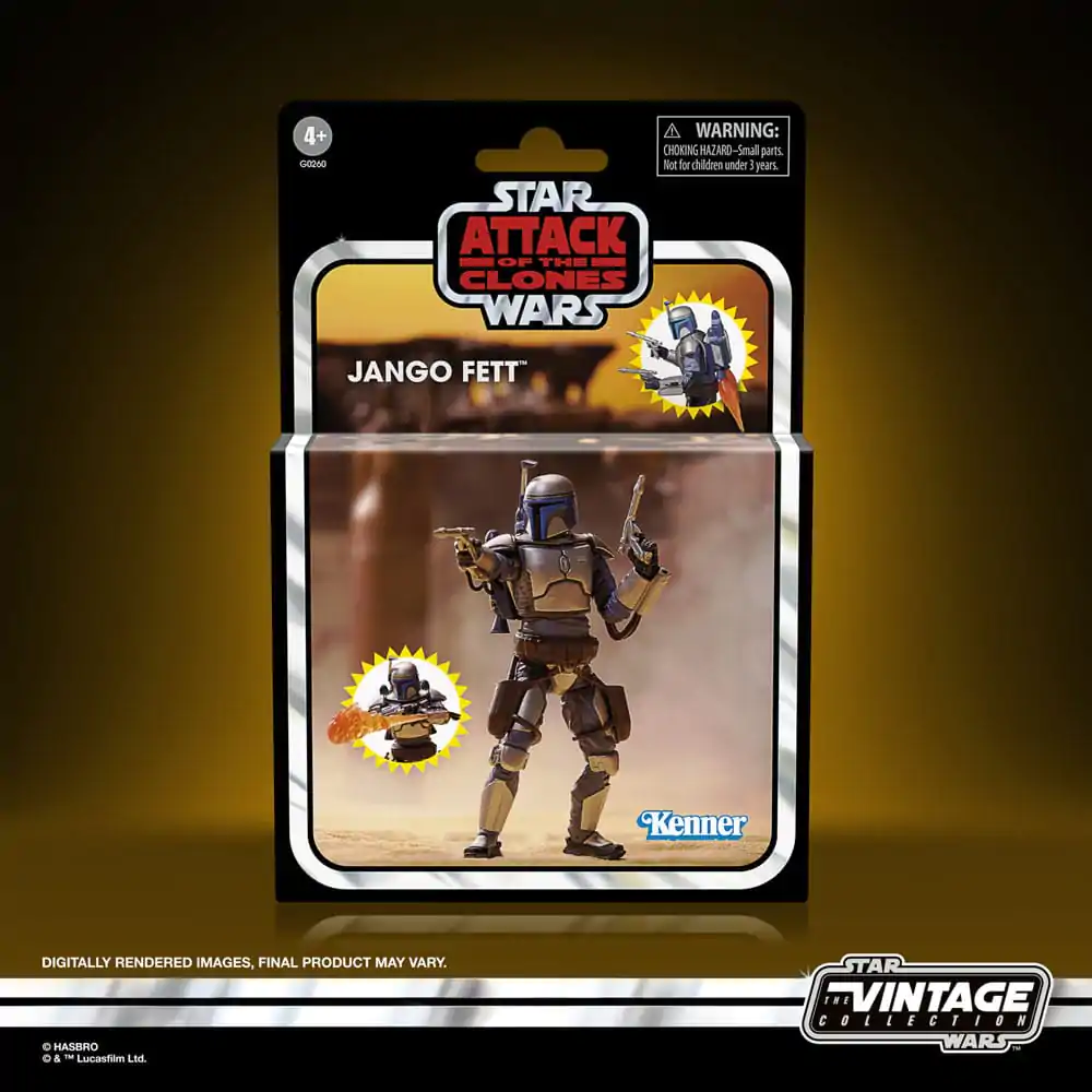 Star Wars Episode II Vintage Collection Actionfigur Jango Fett 10 cm Produktfoto