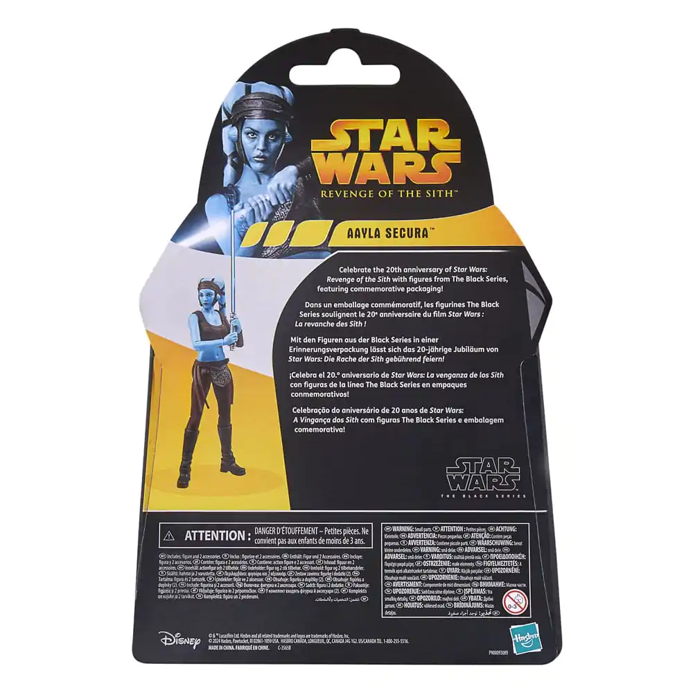 Star Wars Episode III Black Series Actionfigur 20th Anniversary Aayla Secura 15 cm Produktfoto