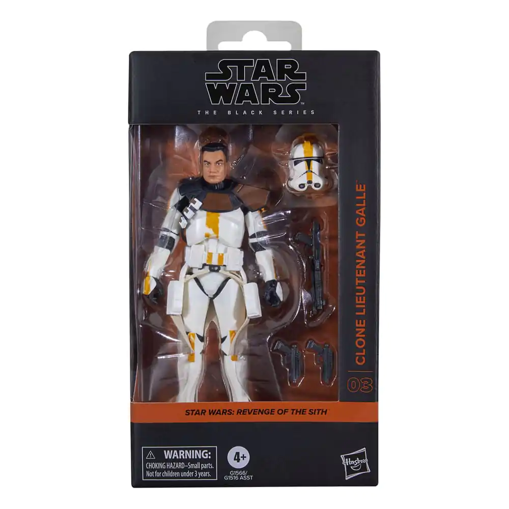 Star Wars Episode III Black Series Actionfigur Clone Lieutenant Galle 15 cm Produktfoto