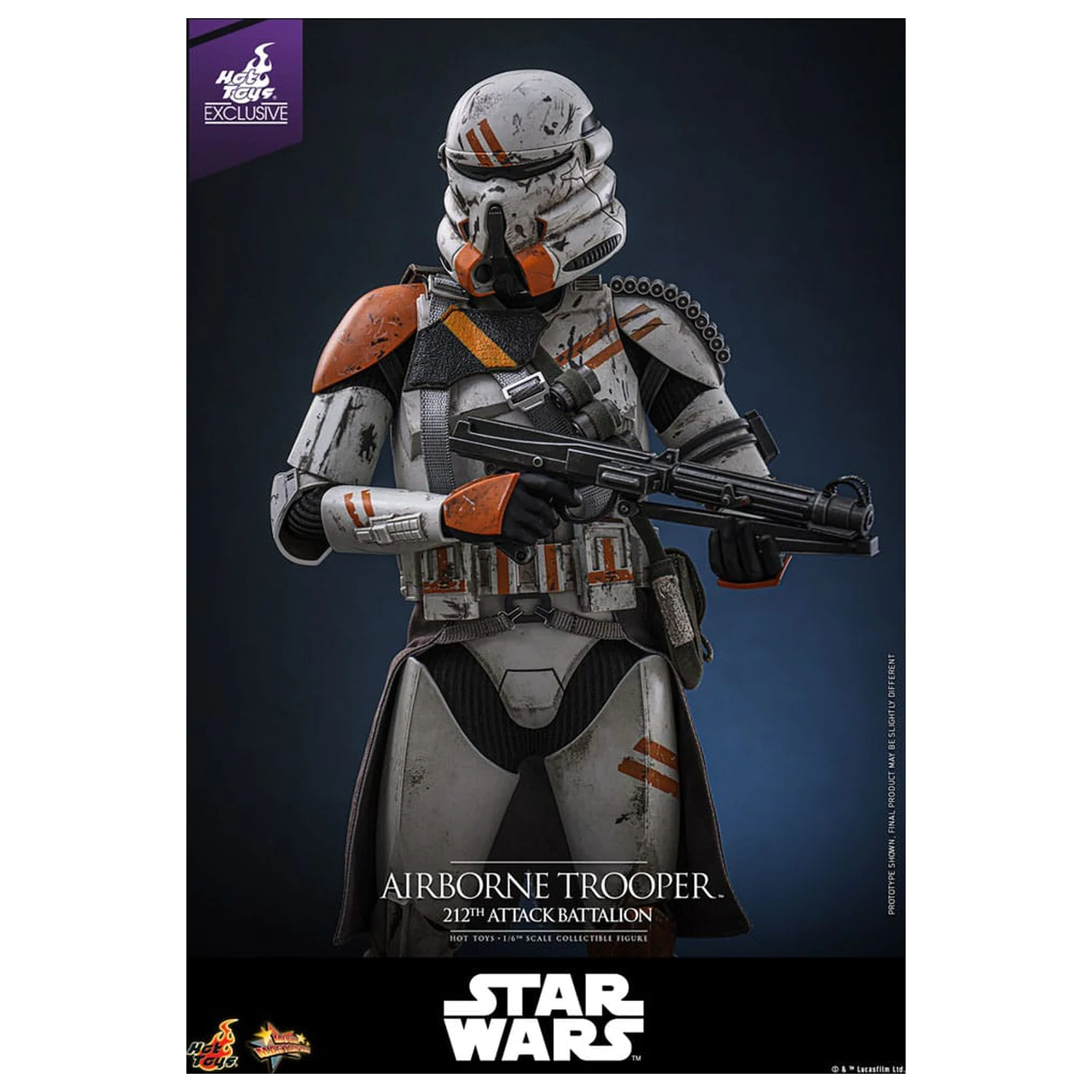 Star Wars: Episode III - Revenge of the Sith Action Figur 1/6 Airborne Trooper (212th Attack Battalion) 30 cm Produktfoto