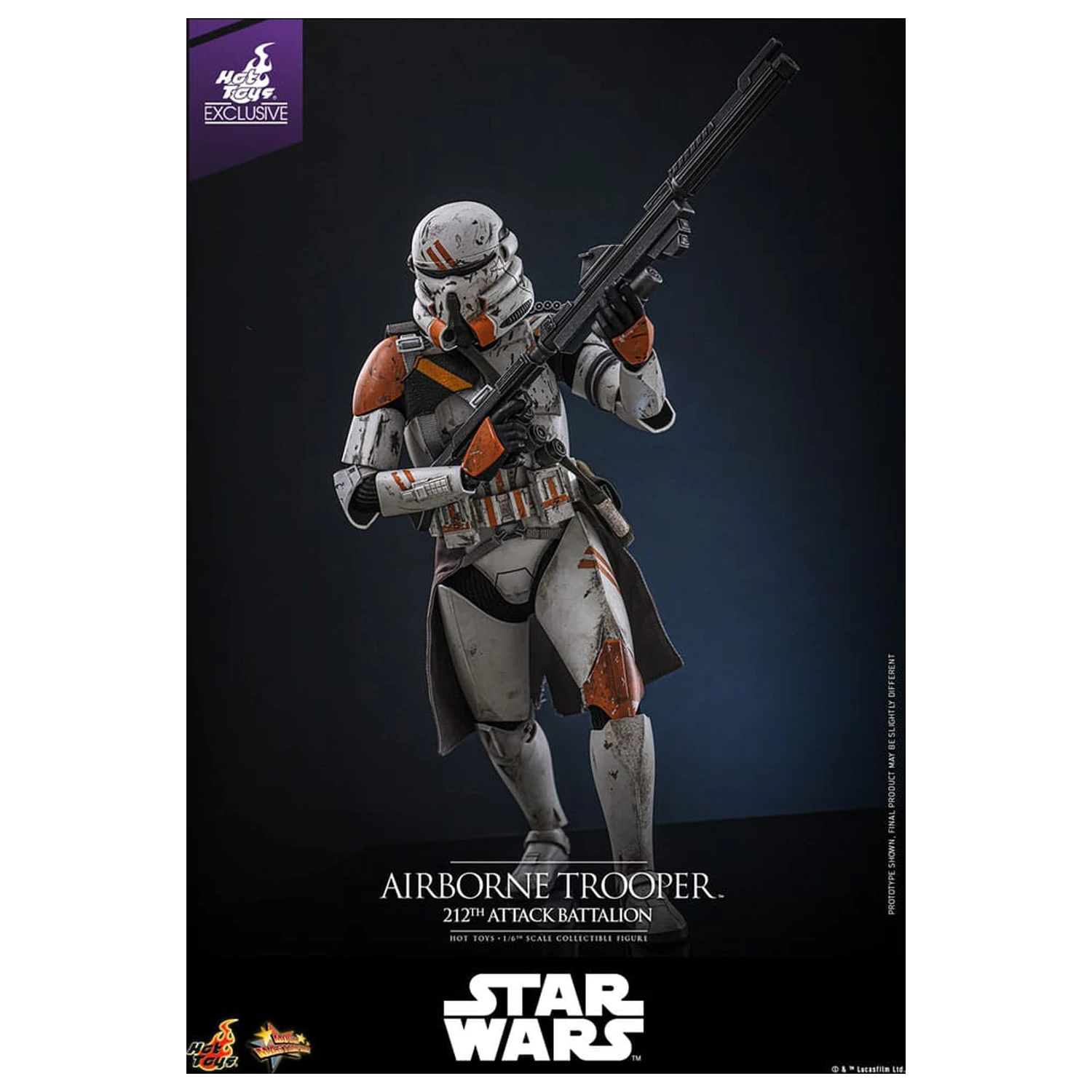 Star Wars: Episode III - Revenge of the Sith Action Figur 1/6 Airborne Trooper (212th Attack Battalion) 30 cm Produktfoto
