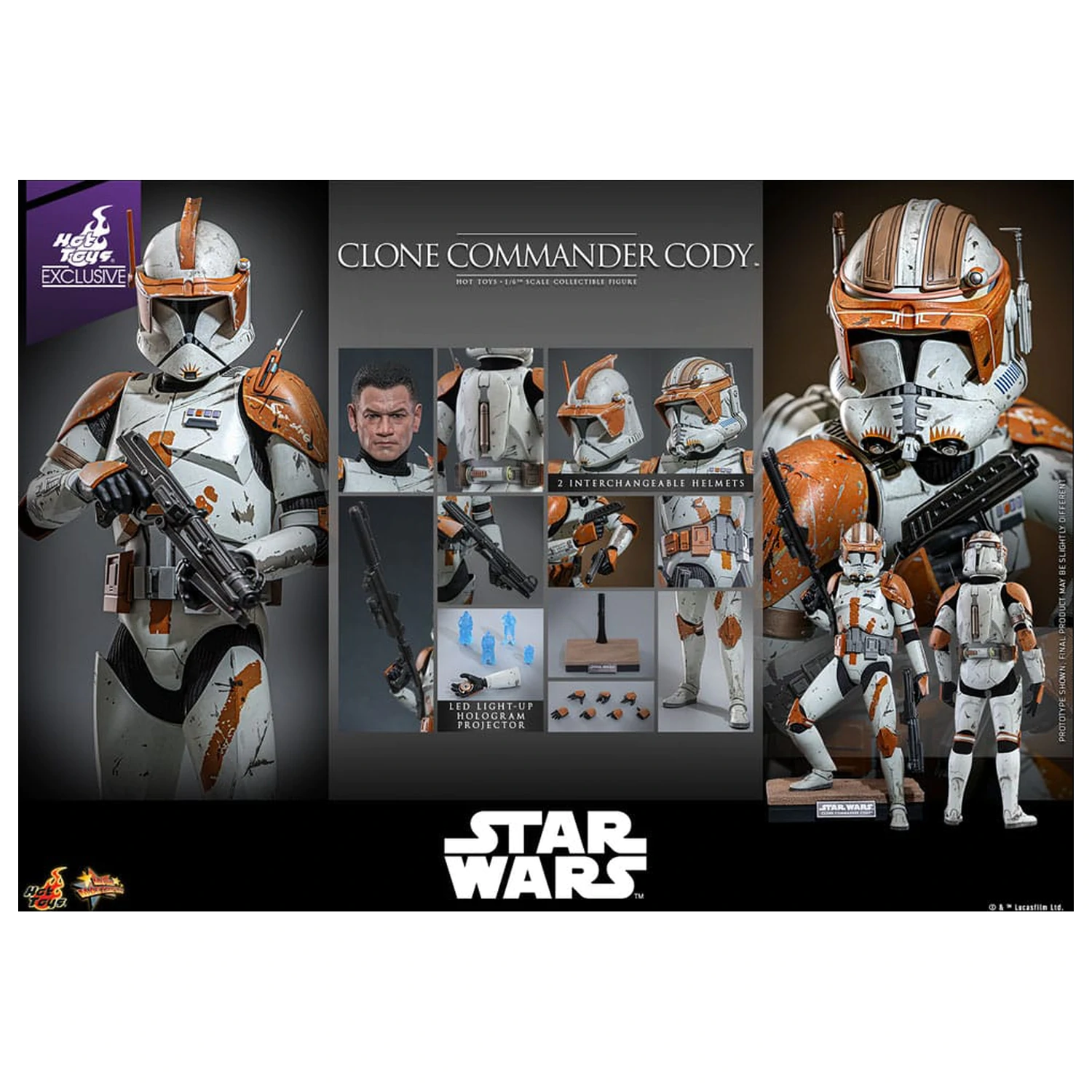 Star Wars: Episode III - Revenge of the Sith Action-Figur 1/6 Clone Commander Cody 30 cm Produktfoto