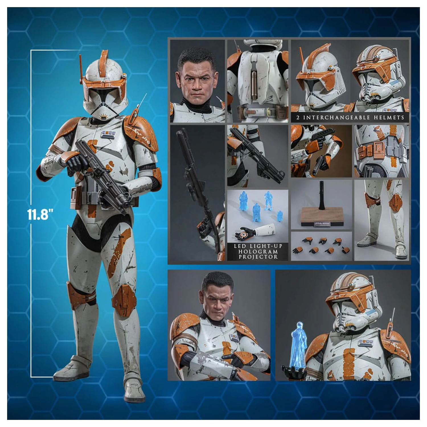 Star Wars: Episode III - Revenge of the Sith Action-Figur 1/6 Clone Commander Cody 30 cm Produktfoto