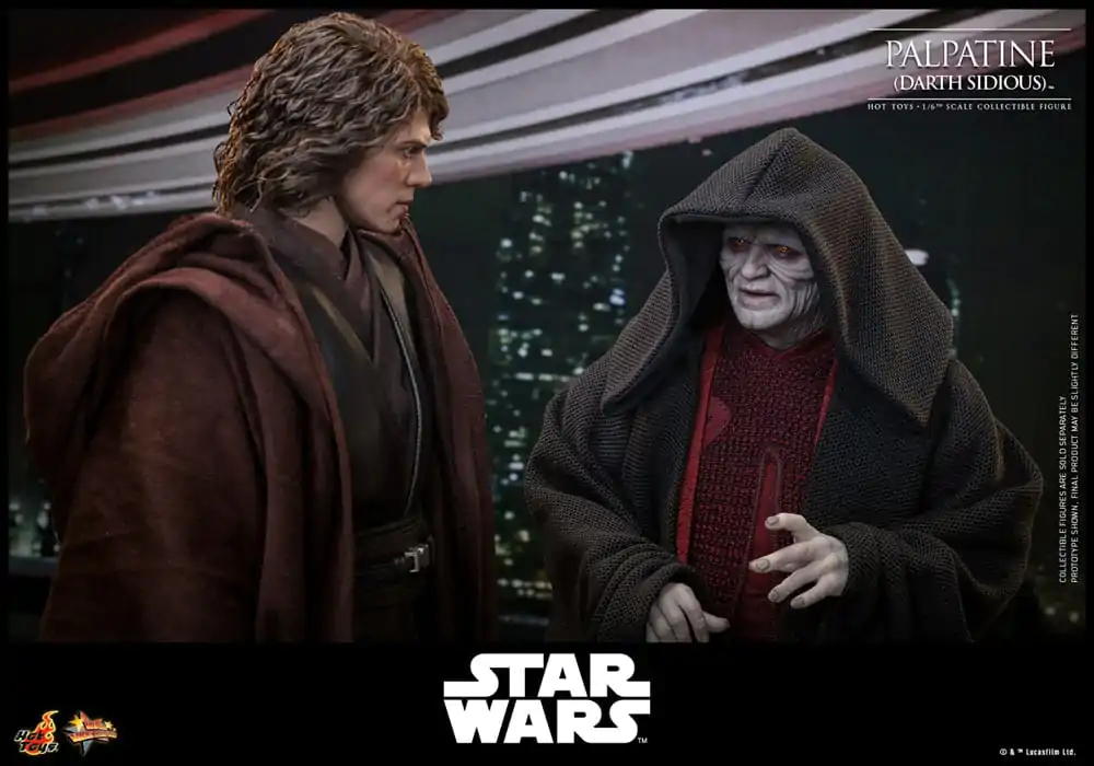 Star Wars: Episode III - Revenge of the Sith Action Figur 1/6 Palpatine (Darth Sidious) 29 cm Produktfoto