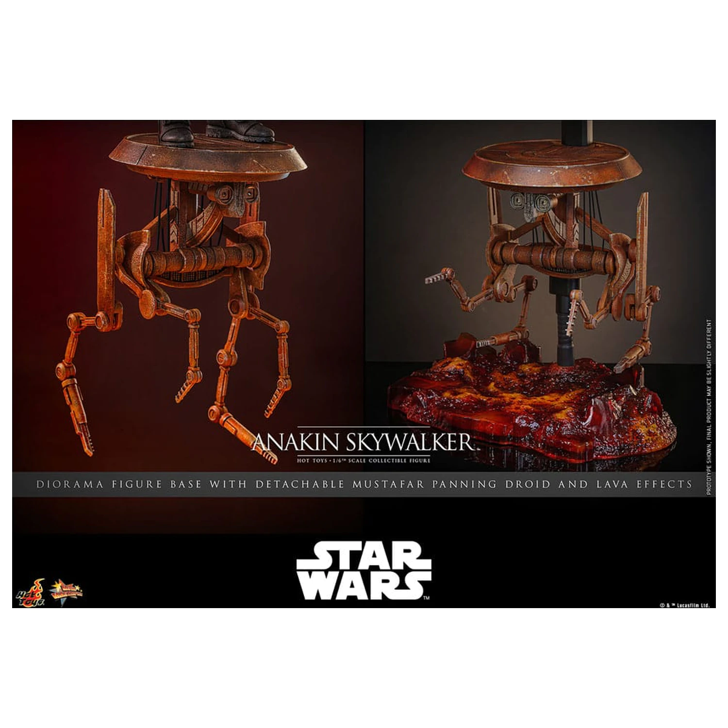 Star Wars: Episode III - Revenge of the Sith Film Meisterstück Action-Figur 1/6 Anakin Skywalker 31 cm Produktfoto