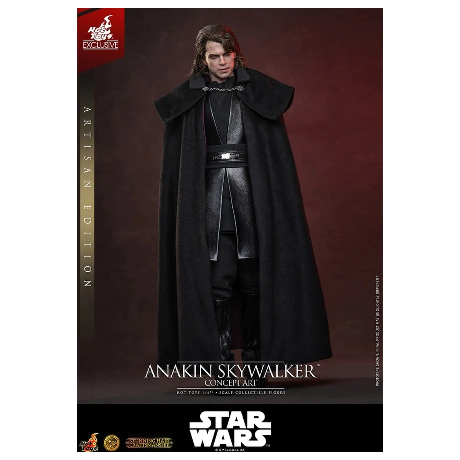 Star Wars Episode III: Revenge Of The Sith Film Meisterstück Actionfigur 1/6 Anakin Skywalker (Concept Art Version) (Artisan Edition) Hot Toys Exklusiv 31 cm Produktfoto