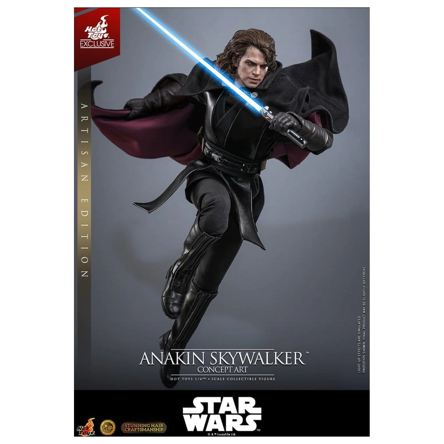 Star Wars Episode III: Revenge Of The Sith Film Meisterstück Actionfigur 1/6 Anakin Skywalker (Concept Art Version) (Artisan Edition) Hot Toys Exklusiv 31 cm Produktfoto
