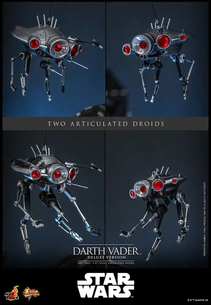 Star Wars: Episode III - Revenge of the Sith Movie Masterpiece Actionfigur 1/6 Darth Vader (Deluxe Version) 35 cm Produktfoto