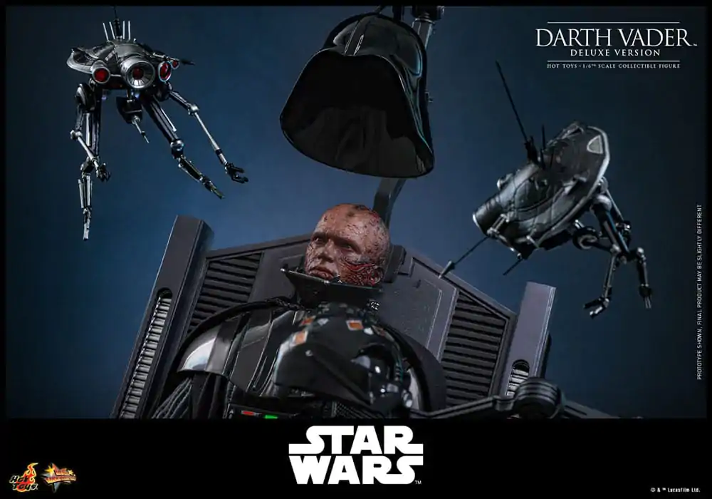 Star Wars: Episode III - Revenge of the Sith Movie Masterpiece Actionfigur 1/6 Darth Vader (Deluxe Version) 35 cm Produktfoto