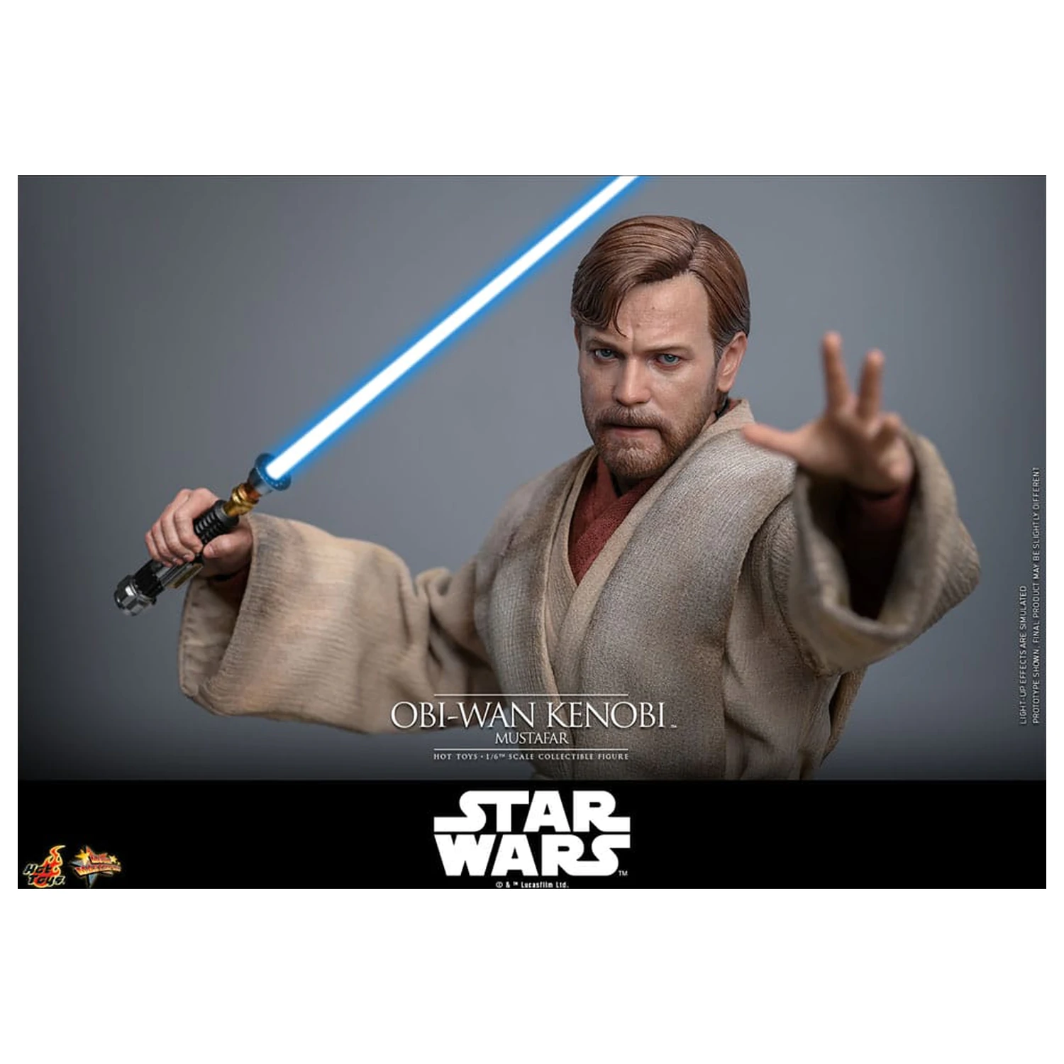 Star Wars: Episode III - Revenge of the Sith Film Meisterwerk Actionfigur 1/6 Obi-Wan Kenobi (Mustafar) 31 cm Produktfoto