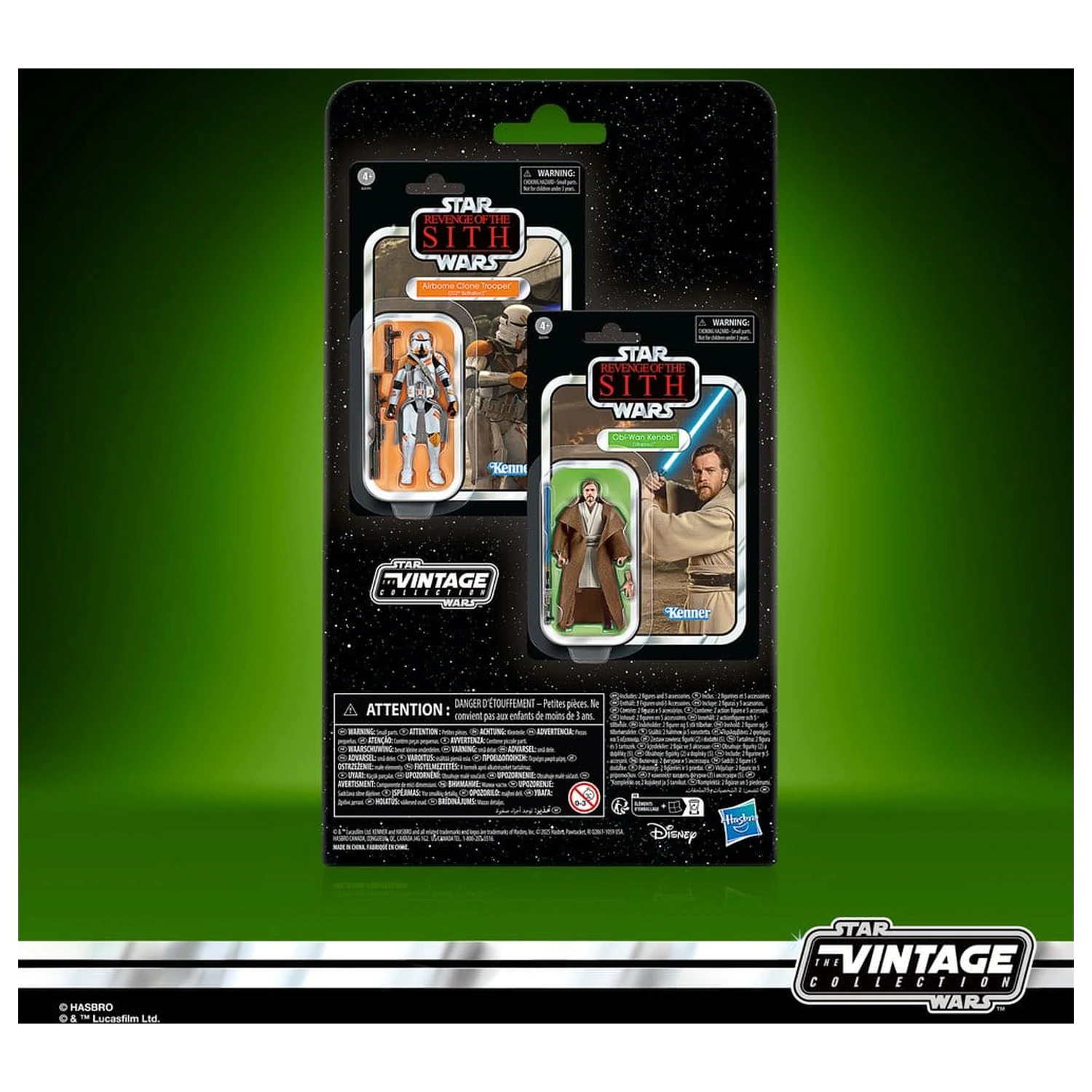 Star Wars Episode III Vintage Collection Action-Figuren 2er-Pack Obi-Wan Kenobi & Airborne Clone Trooper 10 cm Produktfoto