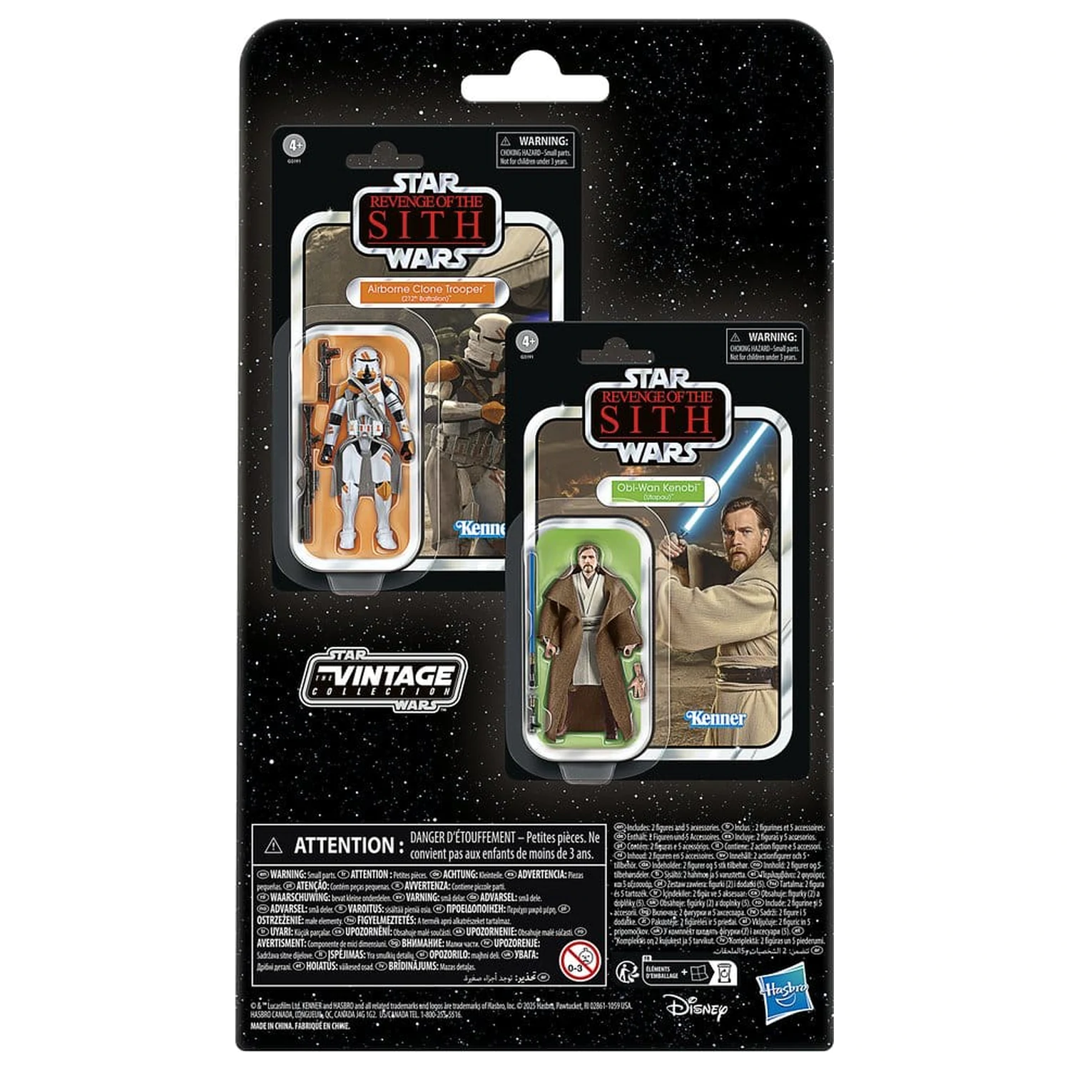 Star Wars Episode III Vintage Collection Action-Figuren 2er-Pack Obi-Wan Kenobi & Airborne Clone Trooper 10 cm Produktfoto