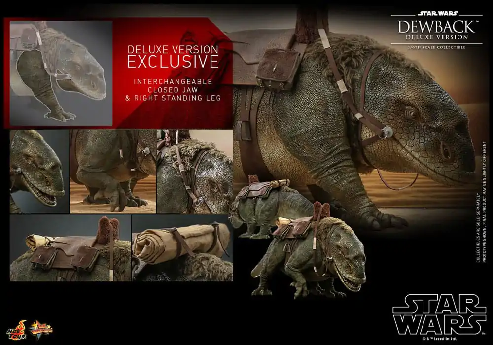 Star Wars: Episode IV Actionfigur 1/6 Dewback Deluxe Version 37 cm Produktfoto