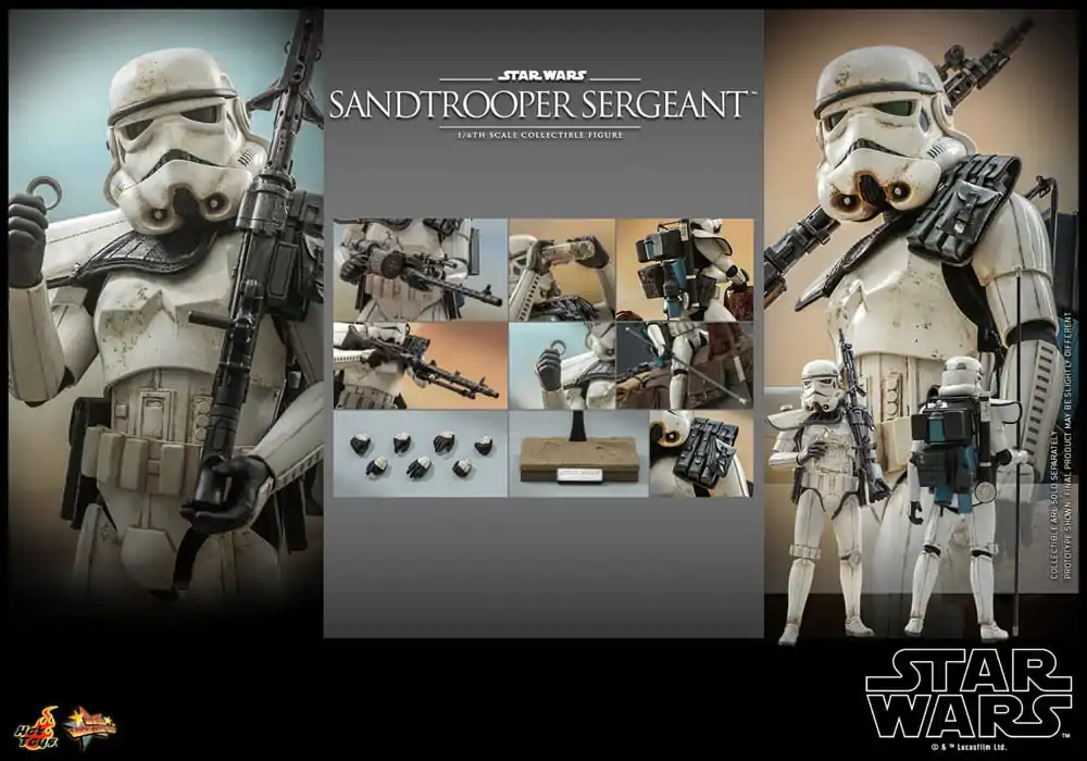 Star Wars: Episode IV Actionfigur 1/6 Sandtrooper Sergeant 30 cm Produktfoto