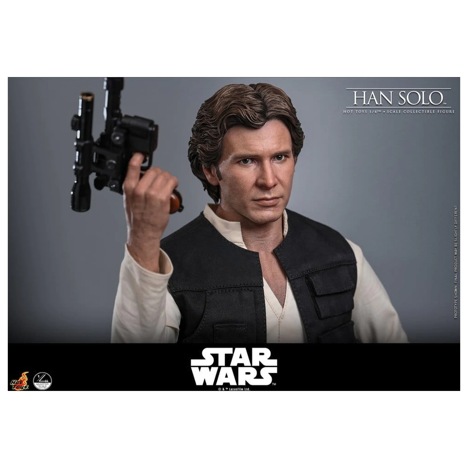 Star Wars Episode IV Actionfigur 1/4 Han Solo 46 cm Produktfoto