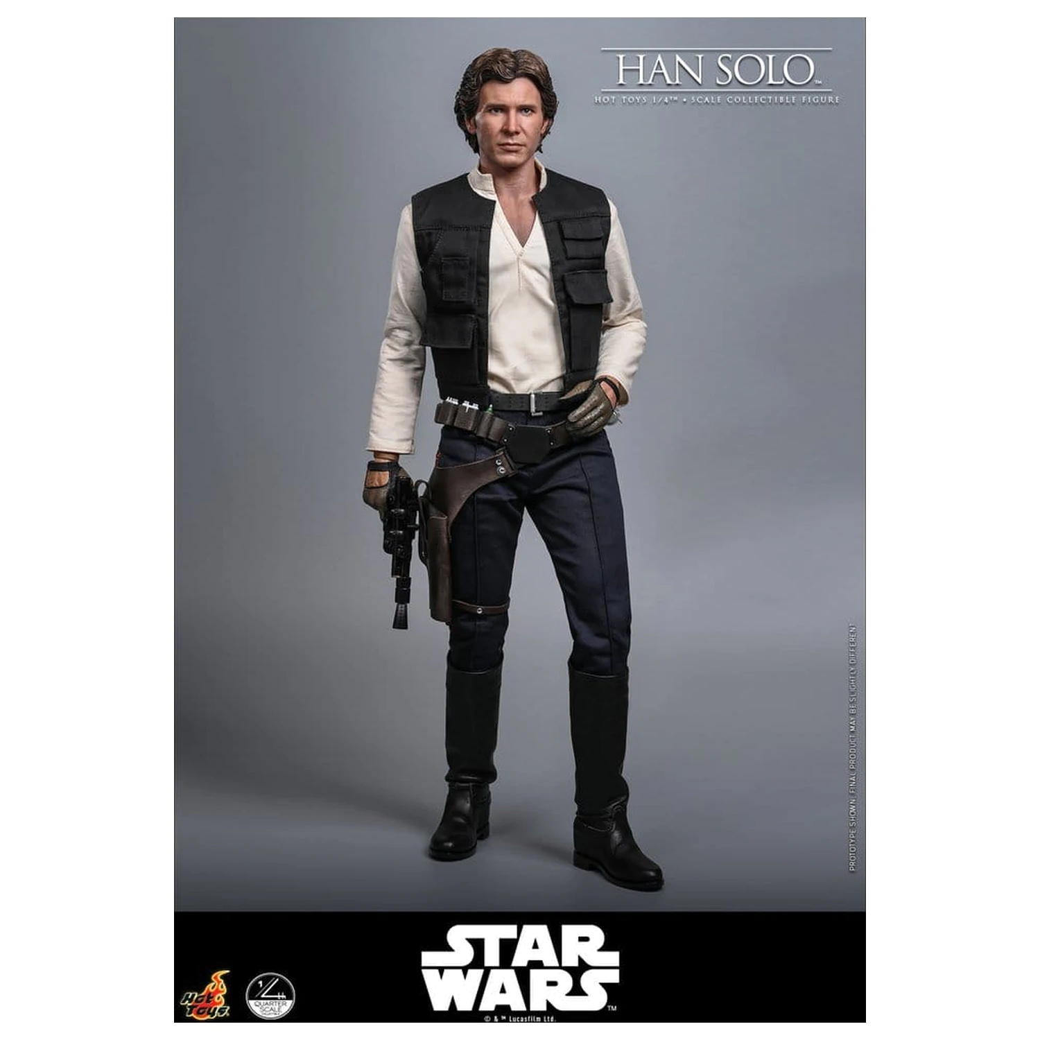 Star Wars Episode IV Actionfigur 1/4 Han Solo 46 cm Produktfoto