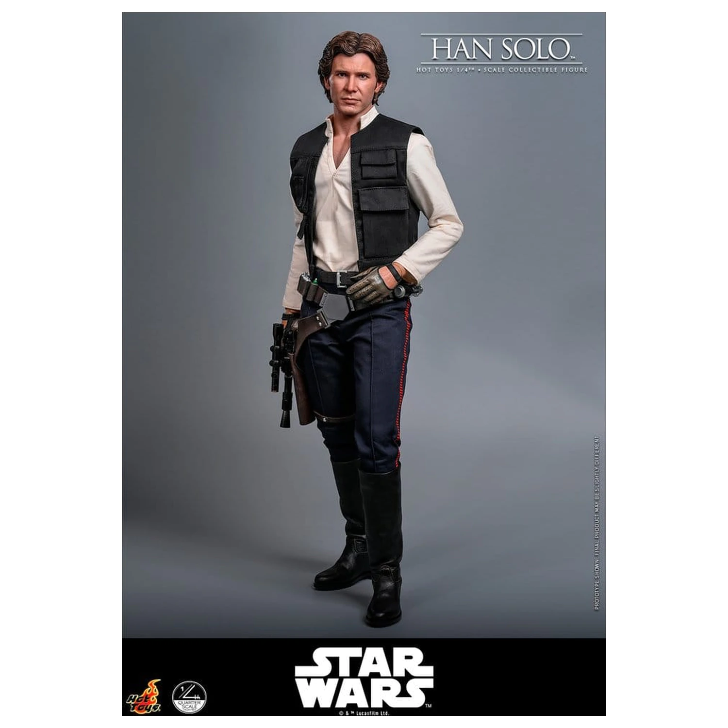 Star Wars Episode IV Actionfigur 1/4 Han Solo 46 cm Produktfoto