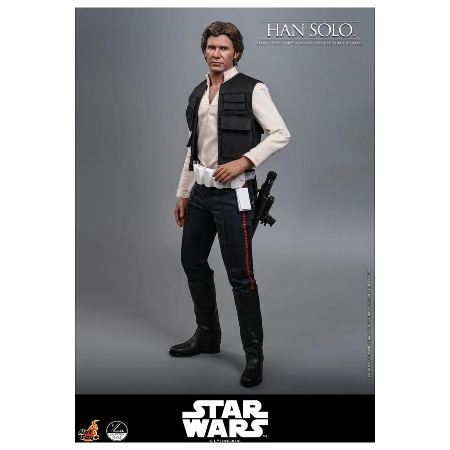 Star Wars Episode IV Actionfigur 1/4 Han Solo 46 cm Produktfoto