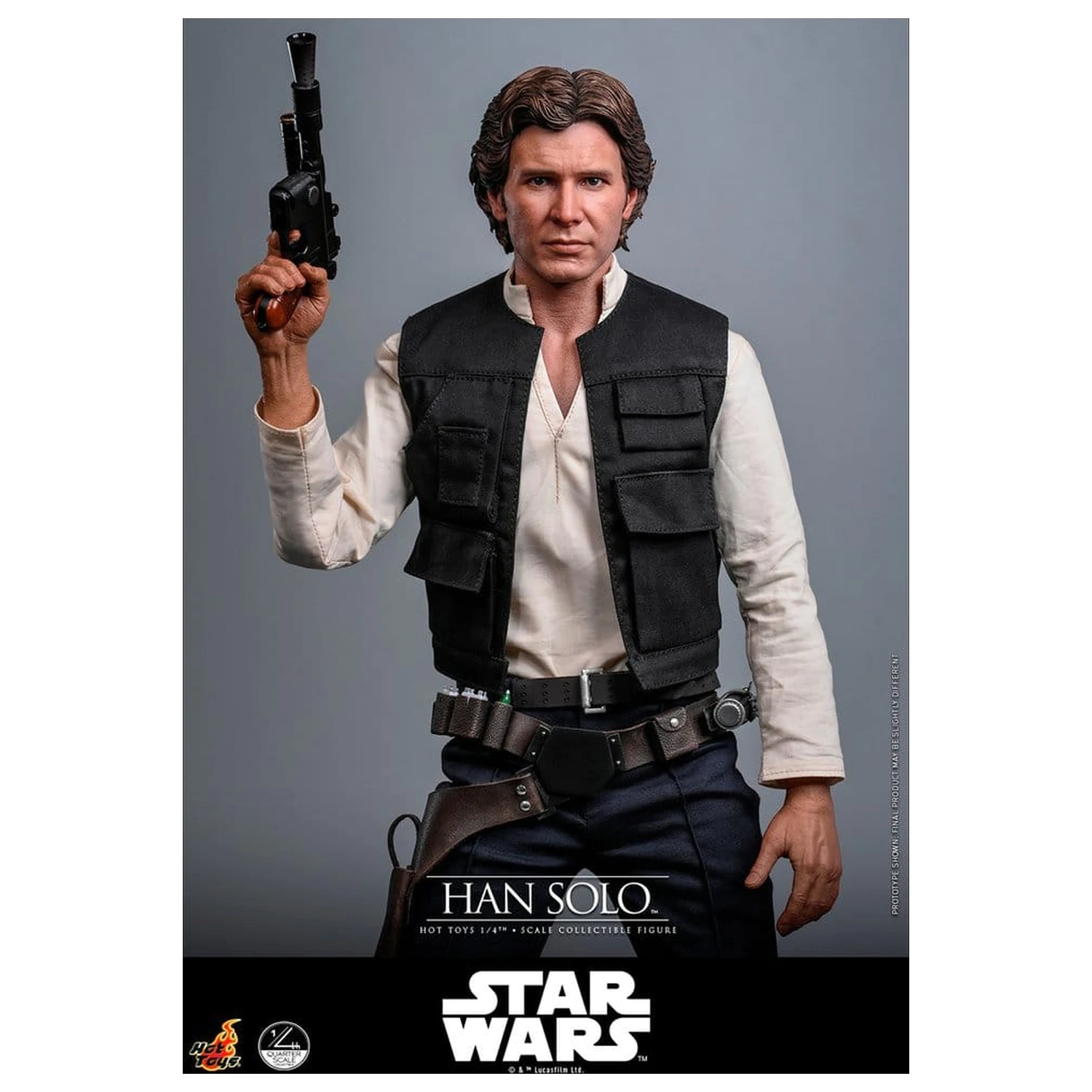 Star Wars Episode IV Actionfigur 1/4 Han Solo 46 cm Produktfoto