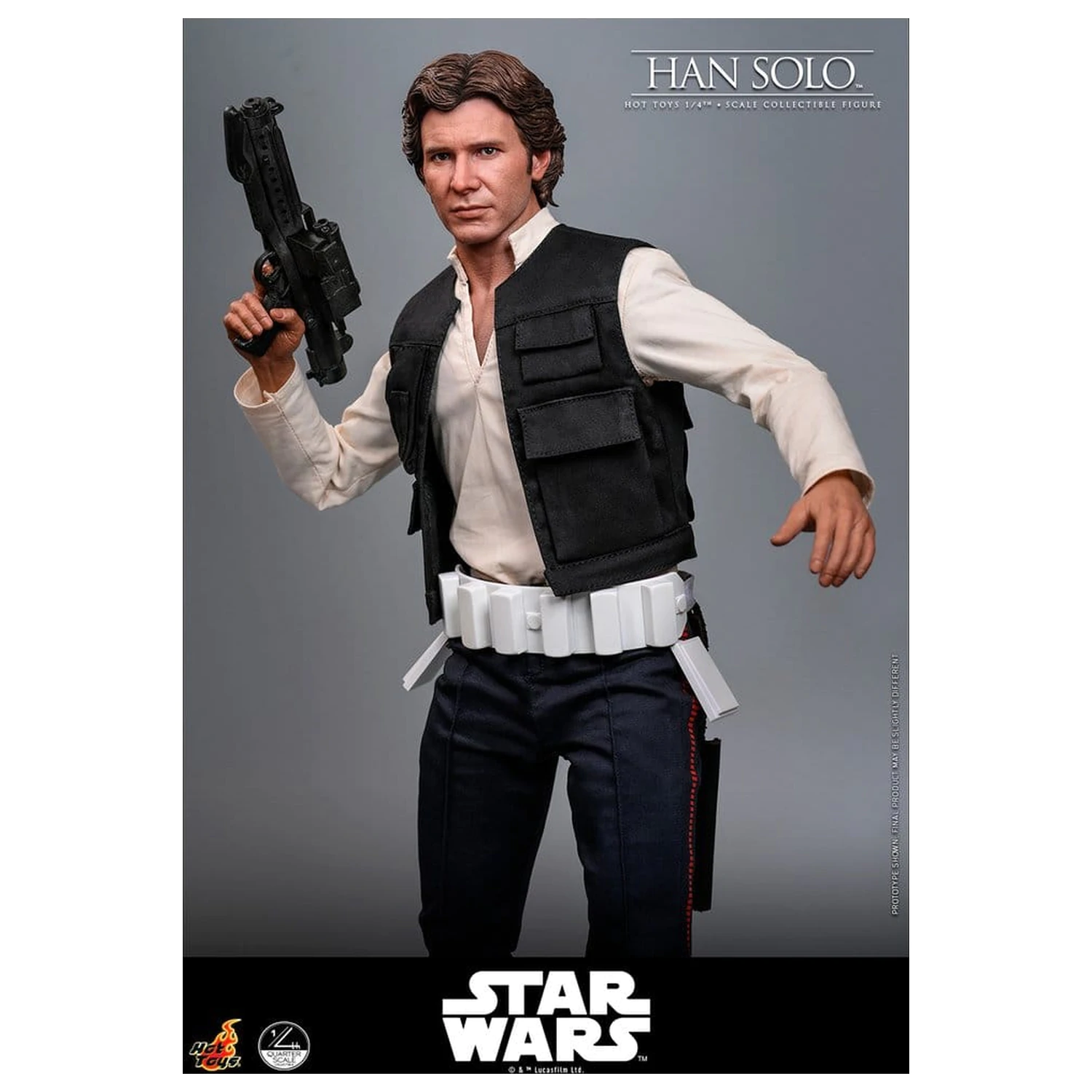 Star Wars Episode IV Actionfigur 1/4 Han Solo 46 cm Produktfoto