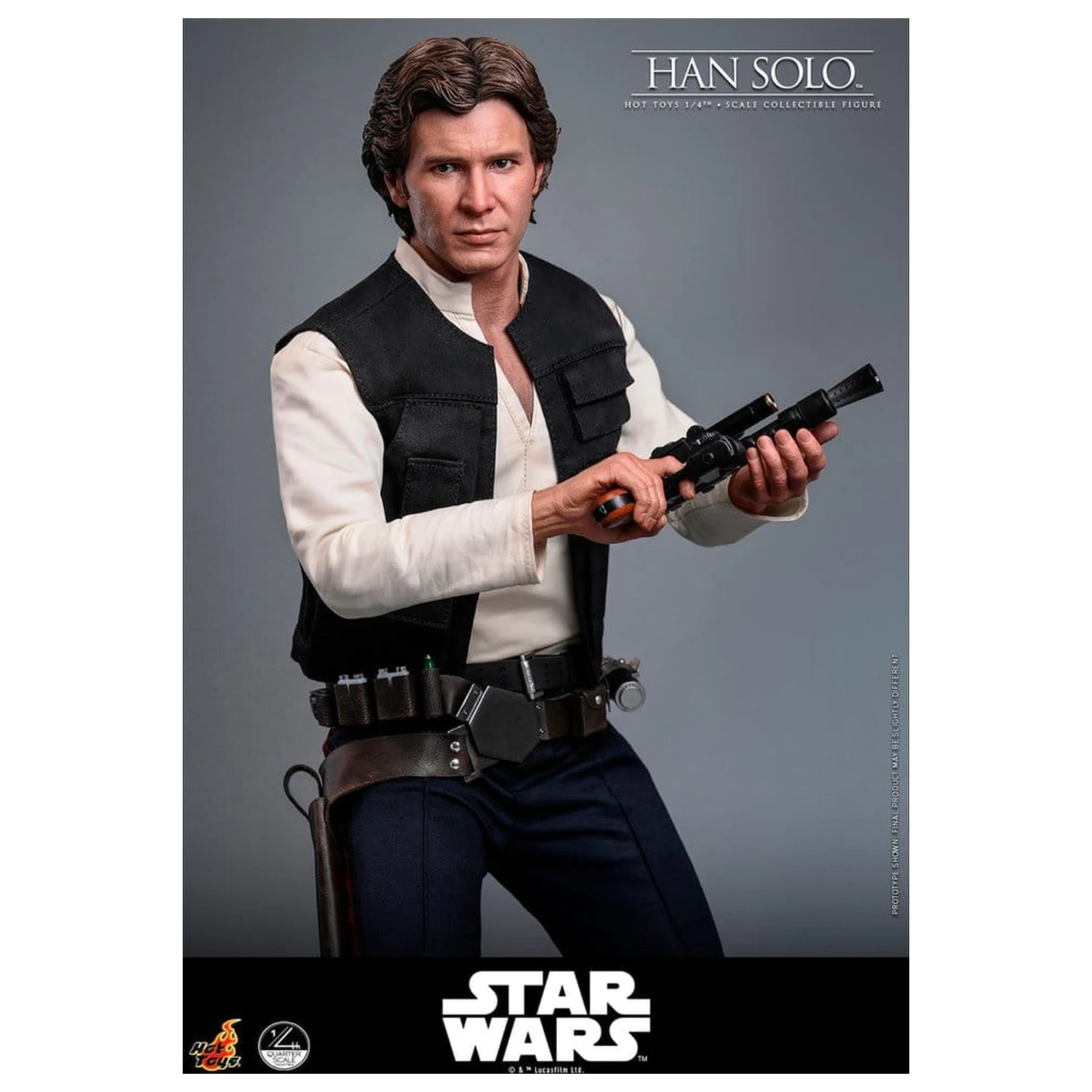 Star Wars Episode IV Actionfigur 1/4 Han Solo 46 cm Produktfoto
