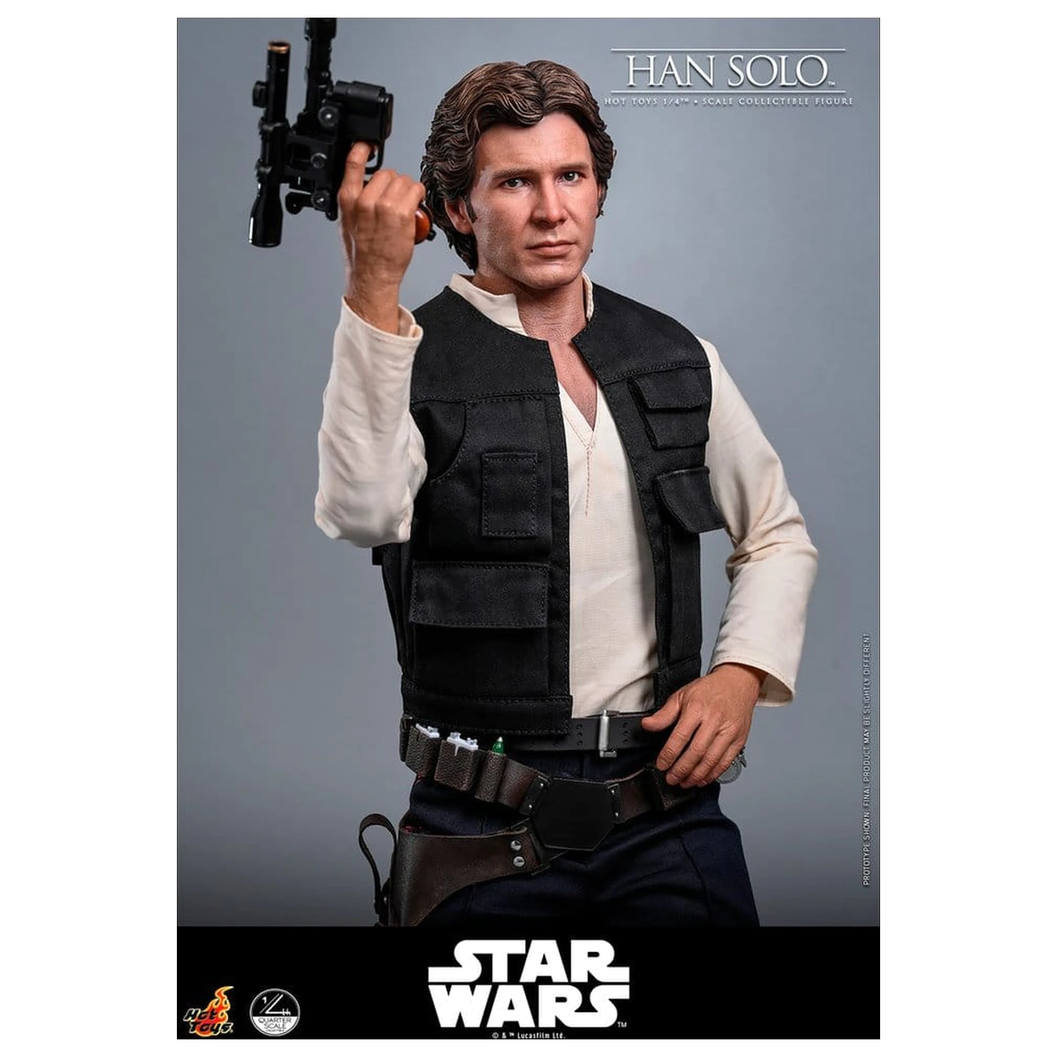 Star Wars Episode IV Actionfigur 1/4 Han Solo 46 cm Produktfoto