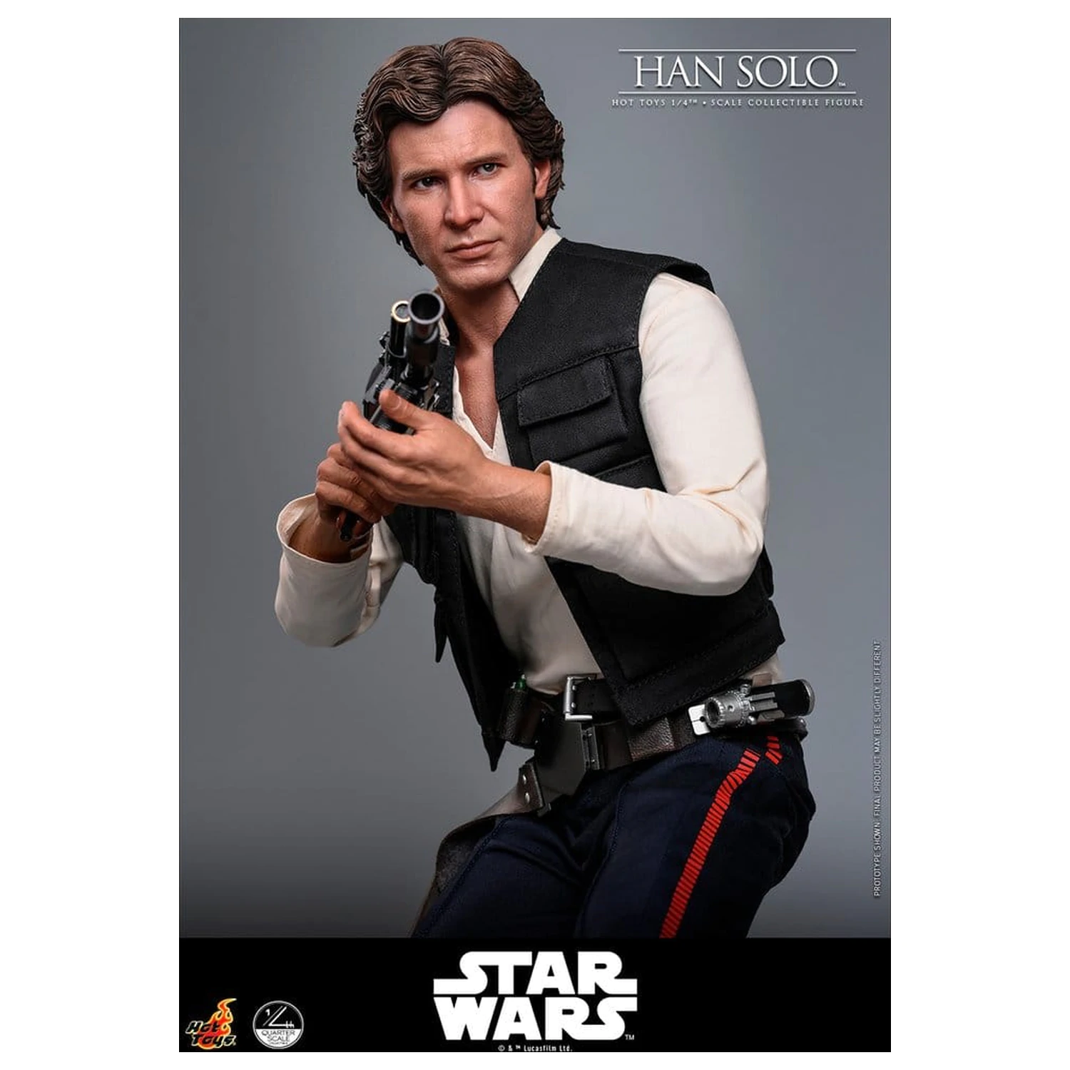 Star Wars Episode IV Actionfigur 1/4 Han Solo 46 cm Produktfoto