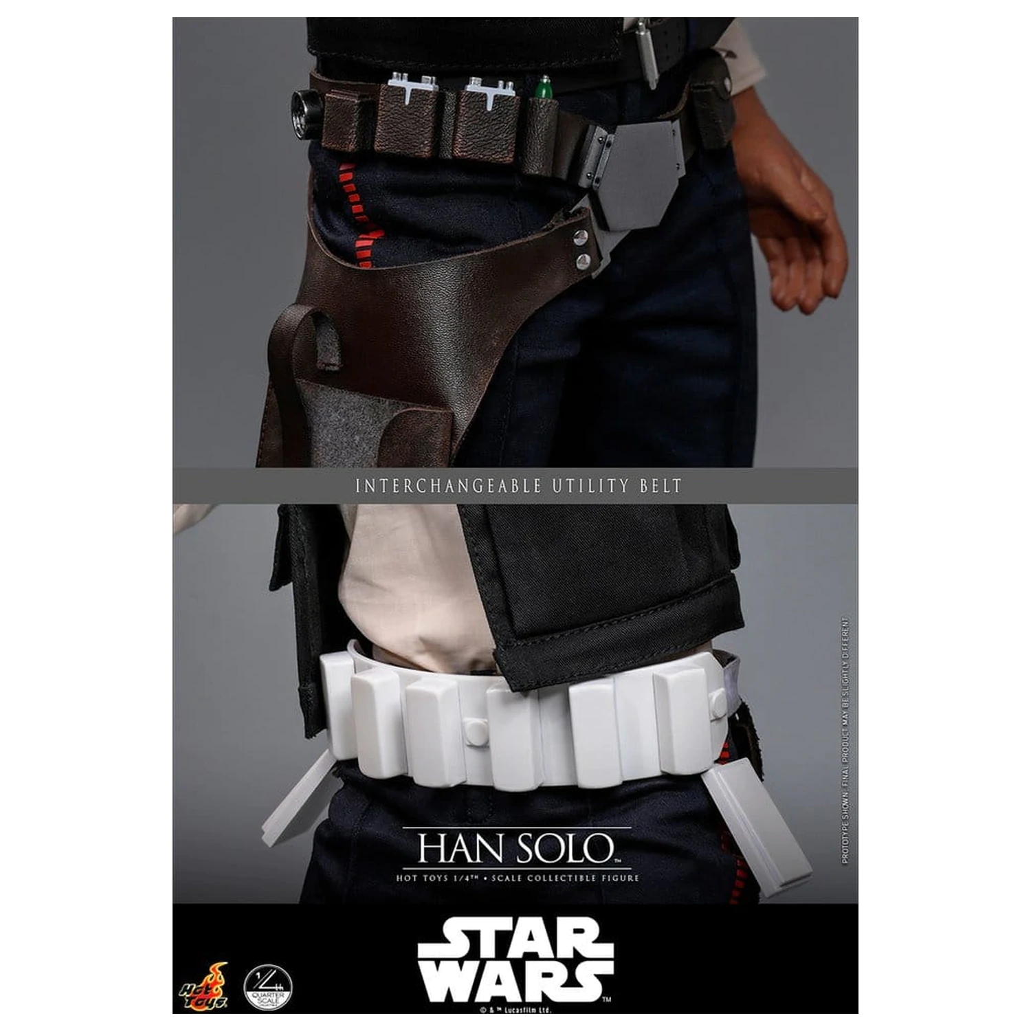 Star Wars Episode IV Actionfigur 1/4 Han Solo 46 cm Produktfoto
