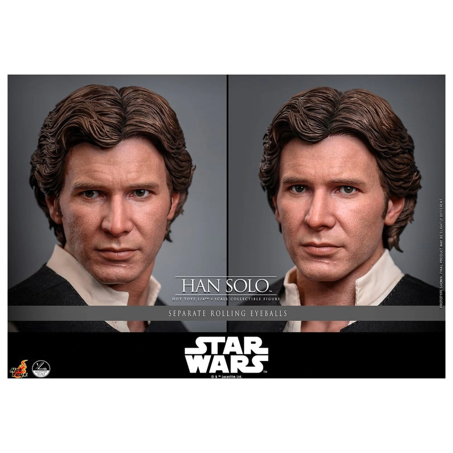 Star Wars Episode IV Actionfigur 1/4 Han Solo 46 cm Produktfoto