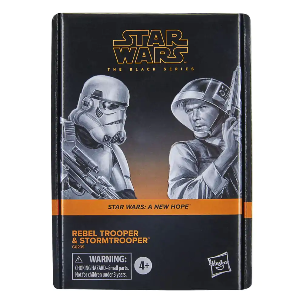 Star Wars Episode IV Black Series Action Figur 2er-Pack Rebel Trooper & Stormtrooper 15 cm Produktfoto