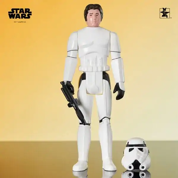 Star Wars Episode IV Jumbo Vintage Kenner Actionfigur Han Solo in Stormtrooper Disguise 2021 Premier Guild Membership Gift 30 cm Produktfoto