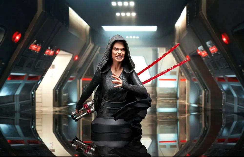 Star Wars Episode IX Büste 1/6 Dark Rey NYCC 2021 15 cm Produktfoto