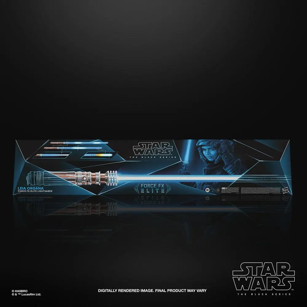 Star Wars Episode IX Black Series Replik 1/1 Force FX Elite Lichtschwert Leia Organa Produktfoto
