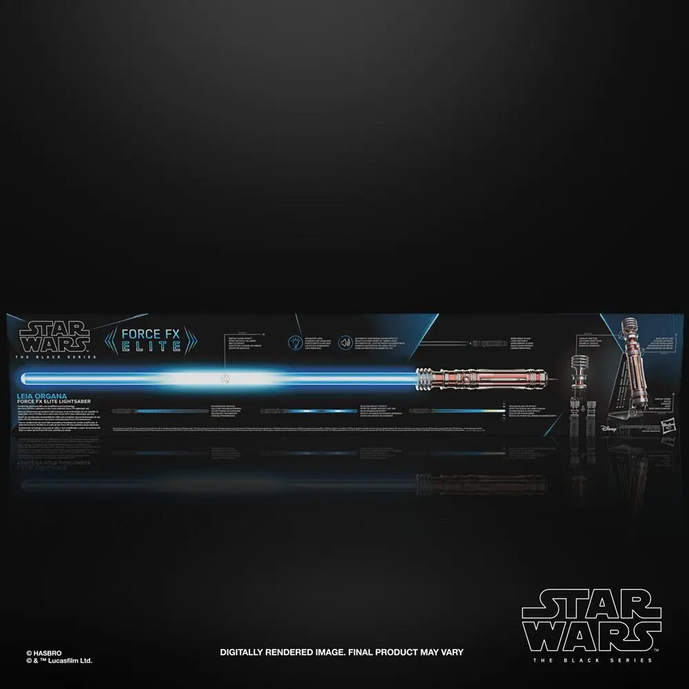 Star Wars Episode IX Black Series Replik 1/1 Force FX Elite Lichtschwert Leia Organa Produktfoto