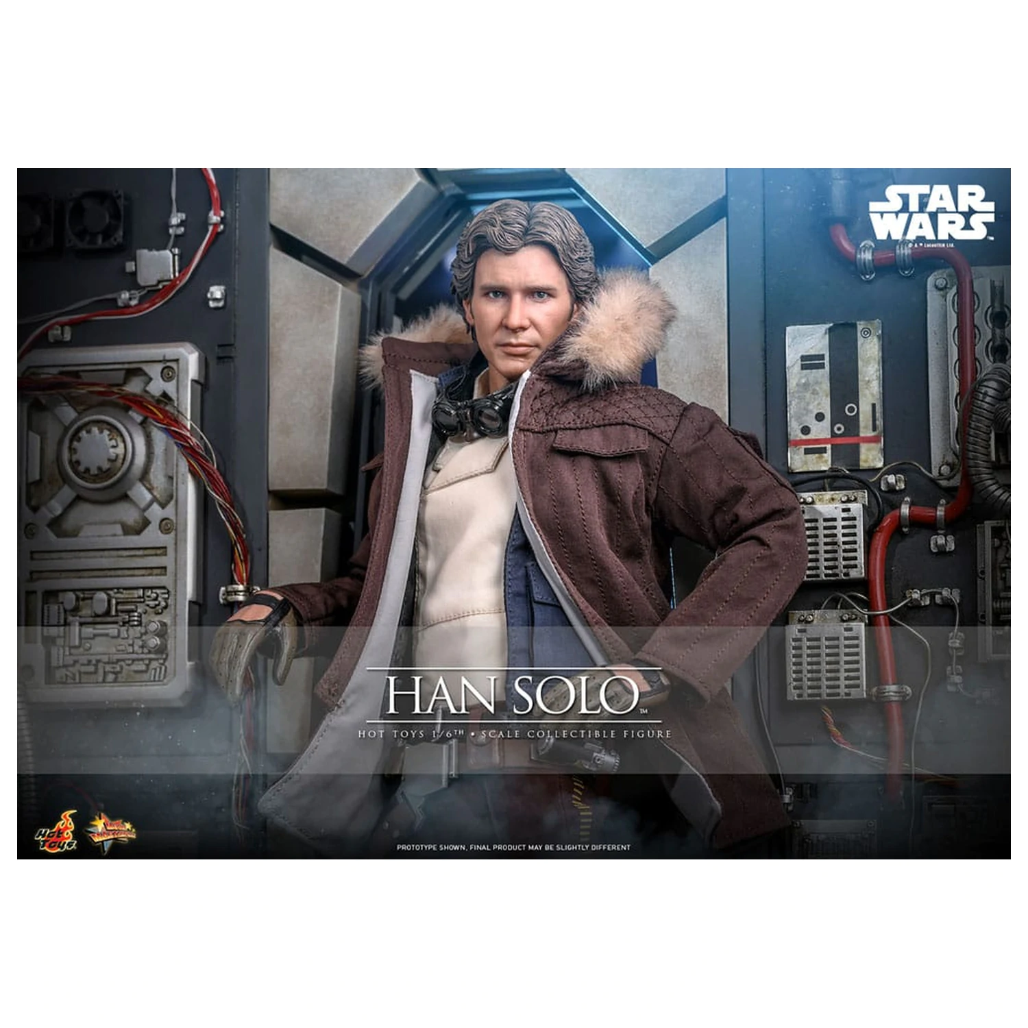 Star Wars Episode V Movie Masterpiece Action Figur 1/6 Han Solo 31 cm Produktfoto