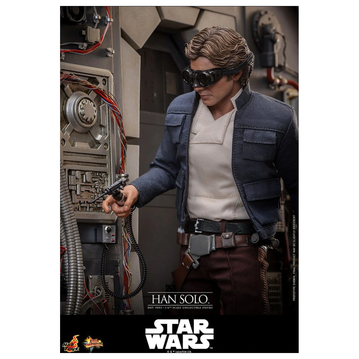 Star Wars Episode V Movie Masterpiece Action Figur 1/6 Han Solo 31 cm Produktfoto