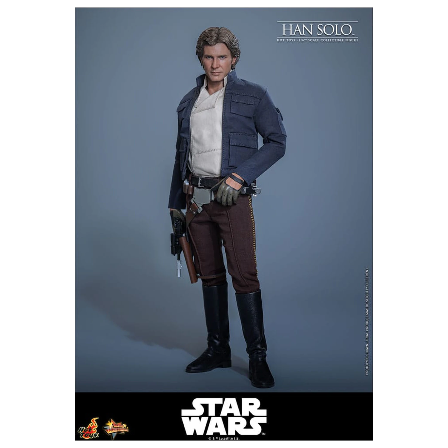 Star Wars Episode V Movie Masterpiece Action Figur 1/6 Han Solo 31 cm Produktfoto